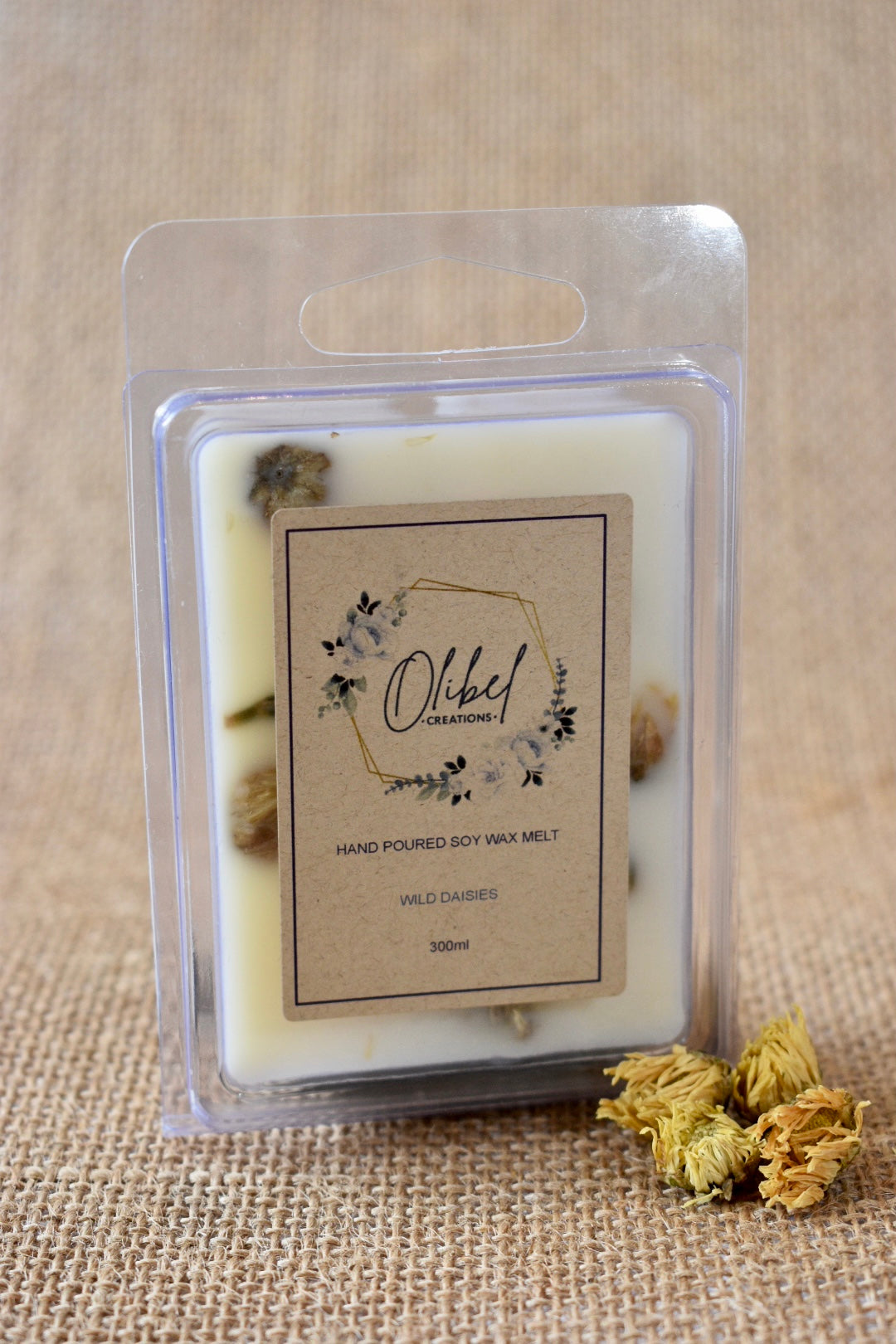 Wax Melt Clam 6 - Wild Daisies